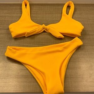 Yellow bikini